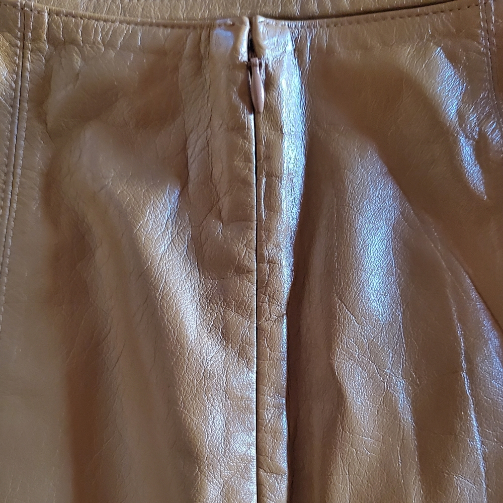 Loranzo Italy Leather Pencil Skirt - Picture 9 of 14